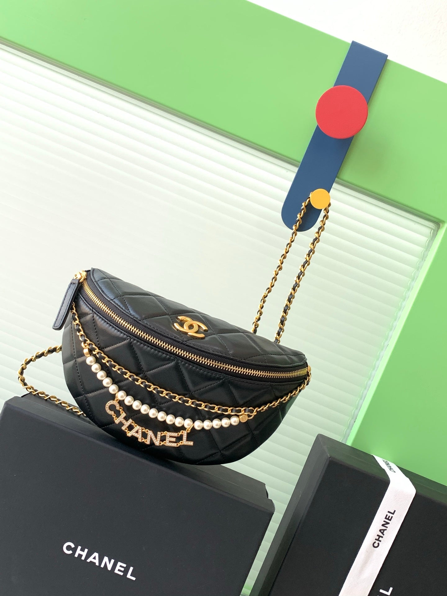 Bold Refinement: Chanel Unisex Satchel