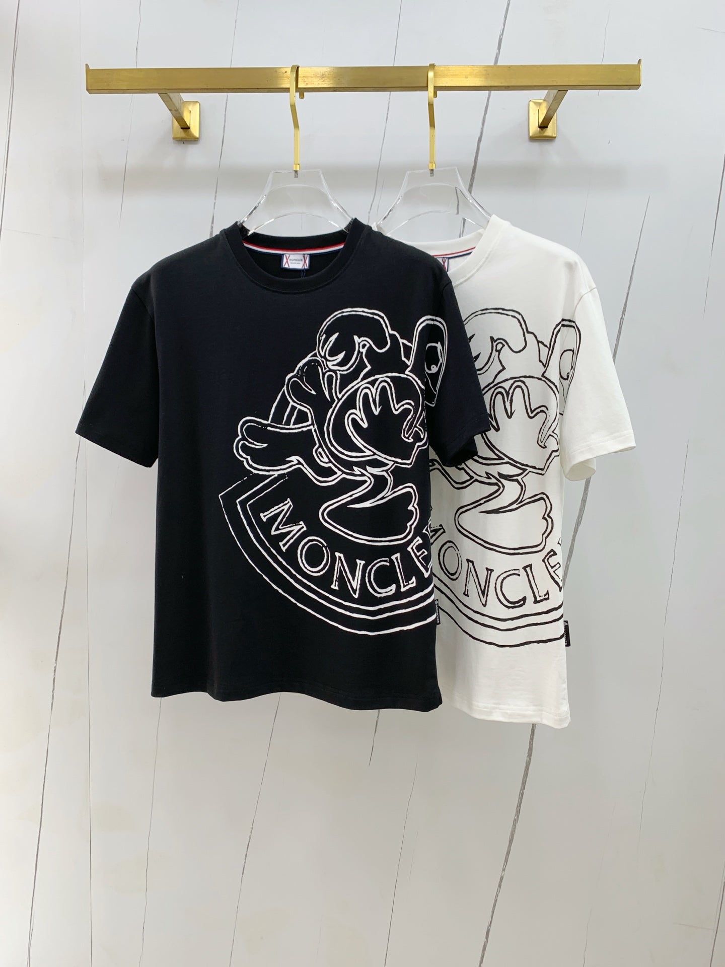 Moncler Classic Logo Patch Unisex Shirt