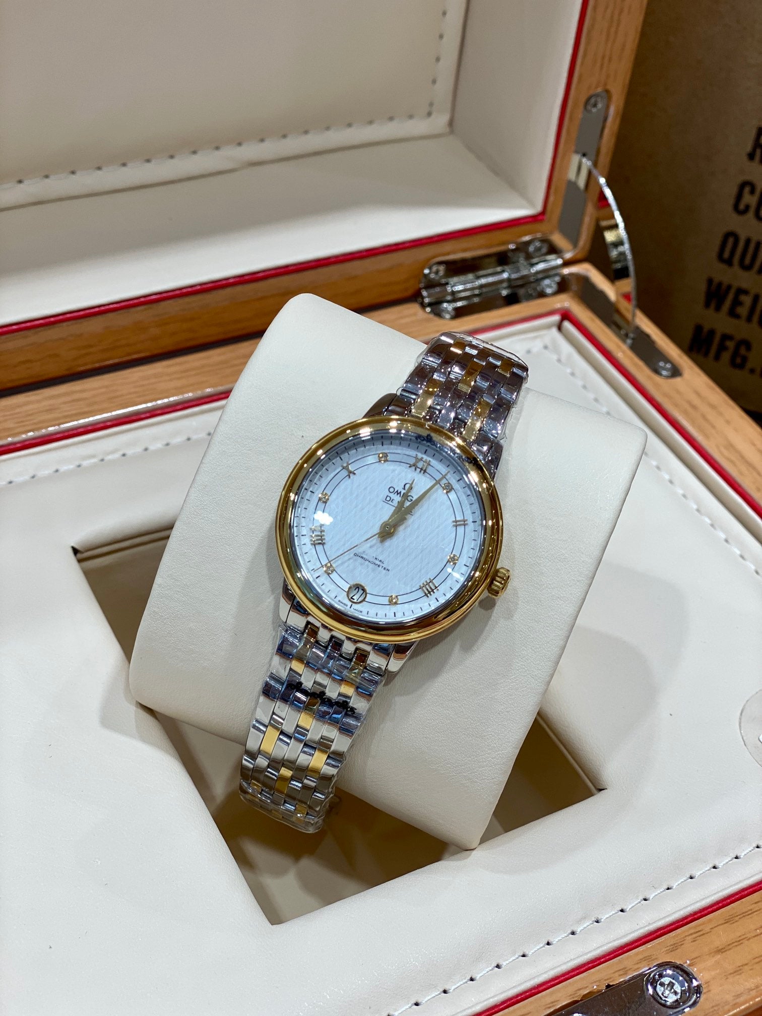 OMEGA De Ville Prestige Automatic Luxury Watch