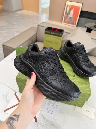 Gucci Men’s Classic Web Stripe Shoes