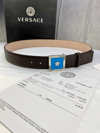 Versace Unisex Classic Medusa Belt
