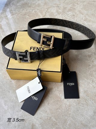 FENDI Signature Buckle Unisex Belt – Premium Edition